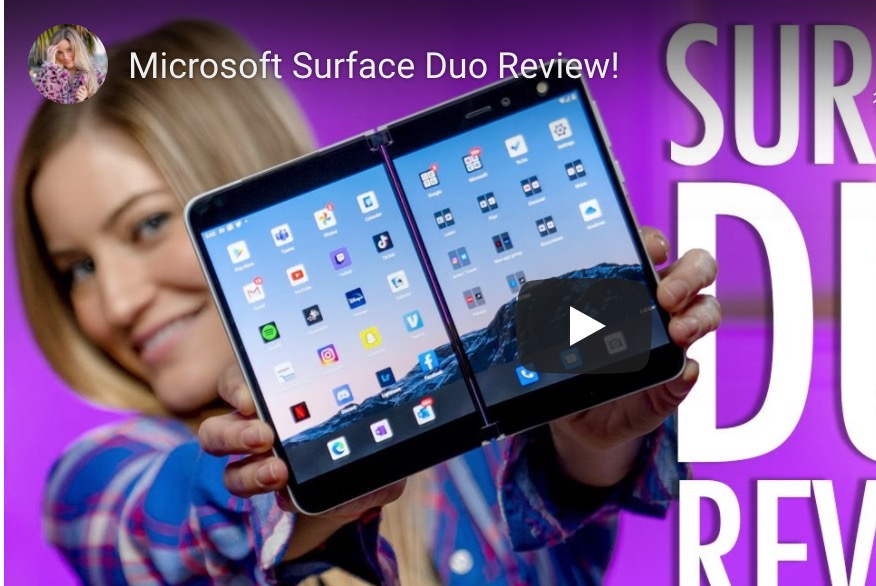 Surface Duoのレビュー動画